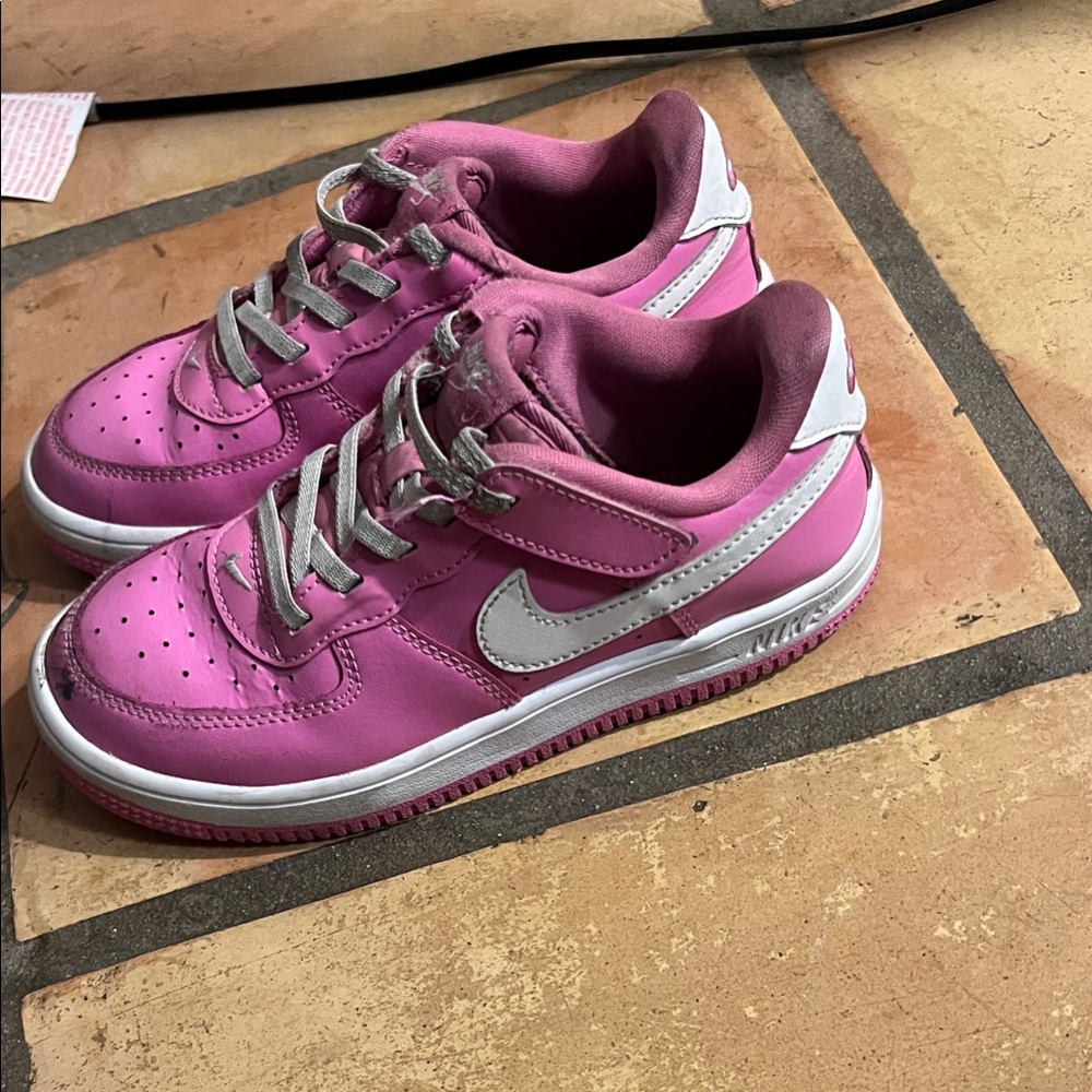 Nike Vibrant Pink and White Sneakers